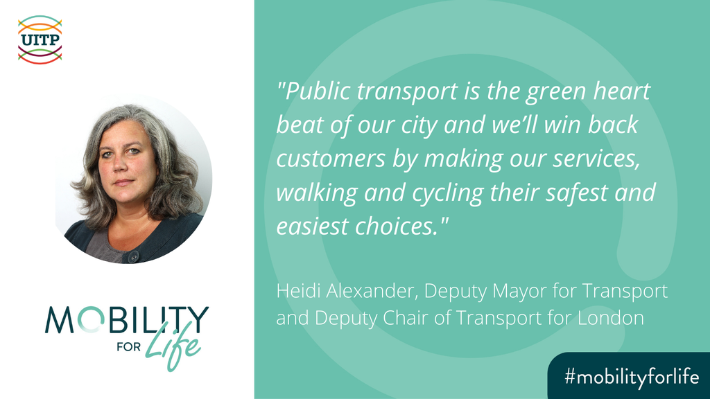 Heidi Alexander, Deputy Mayor for Transport and Deputy Chair of Transport for London: "Public transport is the green heart beat of our city and we’ll win back customers by making our services, walking and cycling their safest and easiest choices."