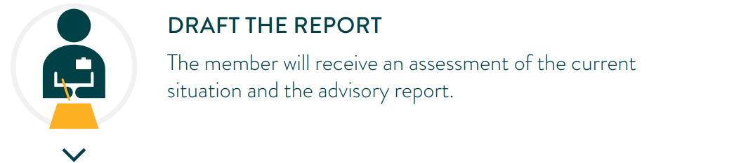 Draft the report: The member will receive an assessment of the current situation and the advisory report.